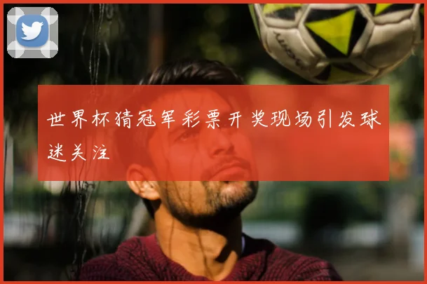 世界杯猜冠军彩票开奖现场引发球迷关注